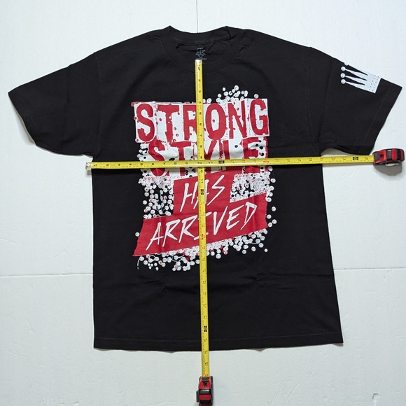 Shinsuke Nakamura Strong Style has Arrived shirt. Men's Large. NXT WWE NJPW used - Picture 5 of 9